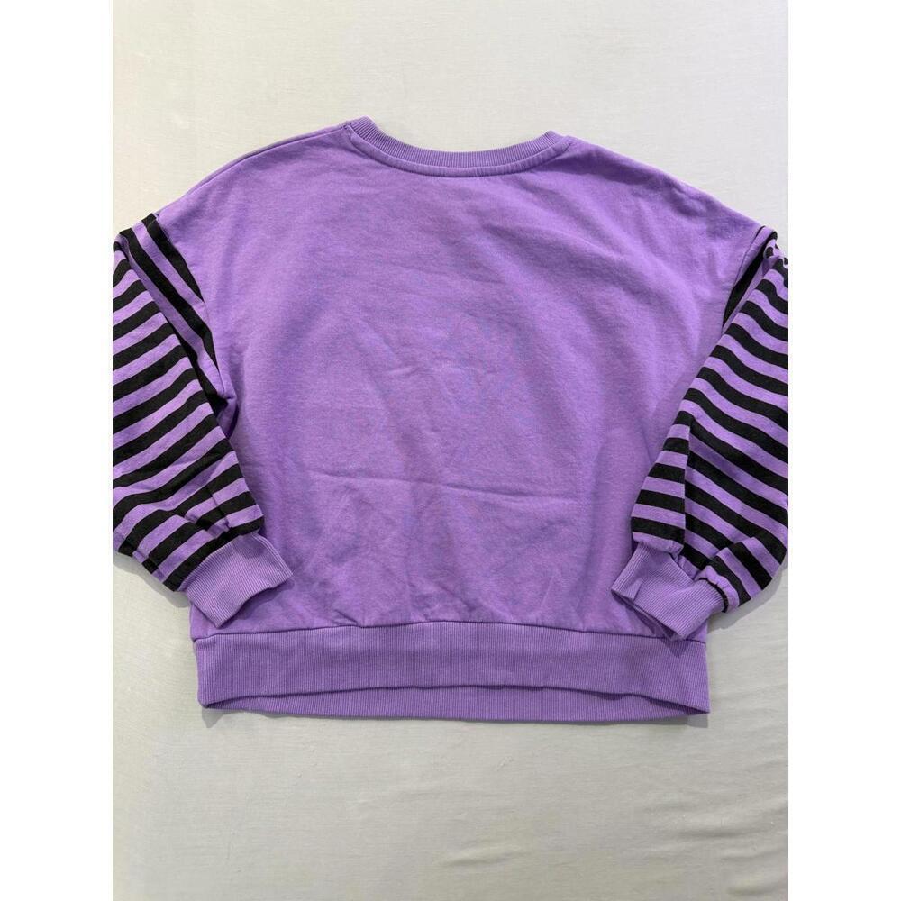 Nightmare Before Christmas Sweatshirt Kids 10-12 Purple Jack Sally Zero Disney - Picture 10 of 10